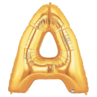 34" Megaloon Letter A - Gold