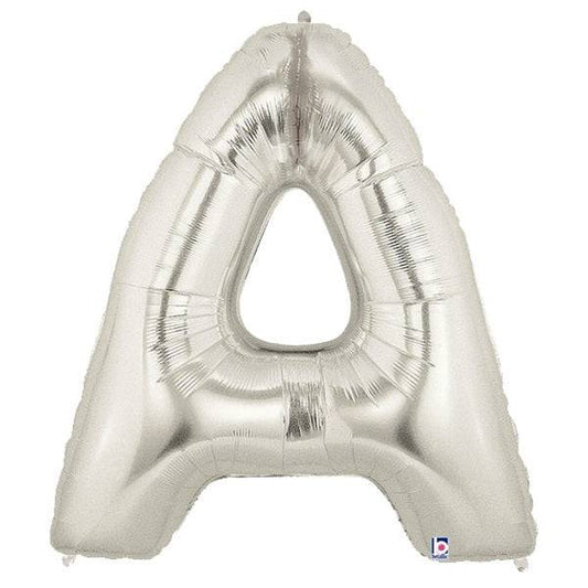 34" Megaloon Letter A - Silver
