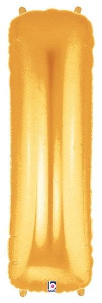 34" Megaloon Letter I - Gold