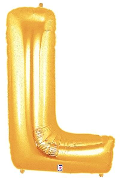 34" Megaloon Letter L - Gold