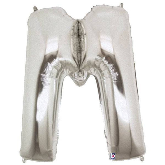 34" Megaloon Letter M - Silver
