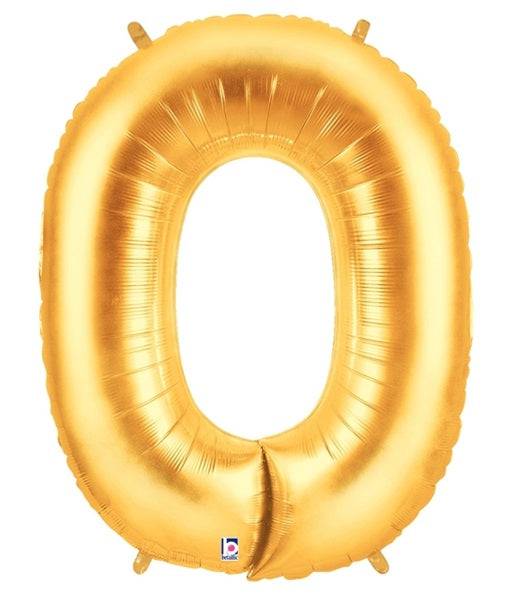 34" Megaloon Letter O - Gold