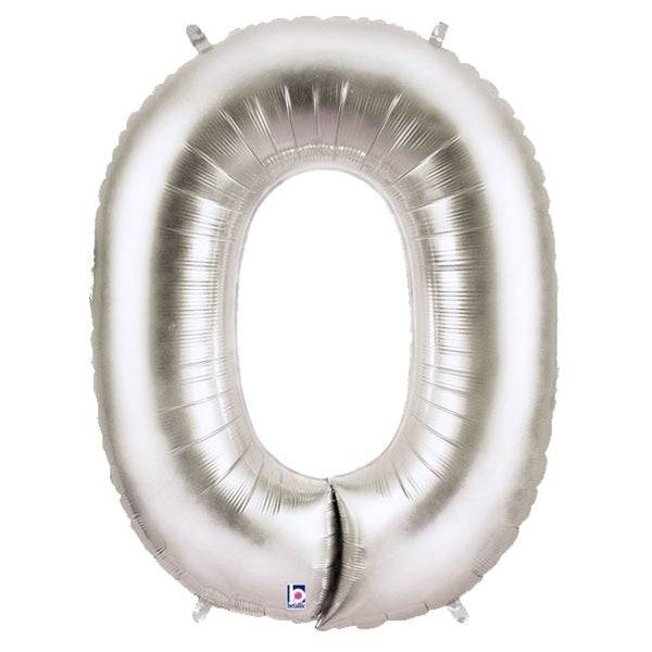 34" Megaloon Letter O - Silver