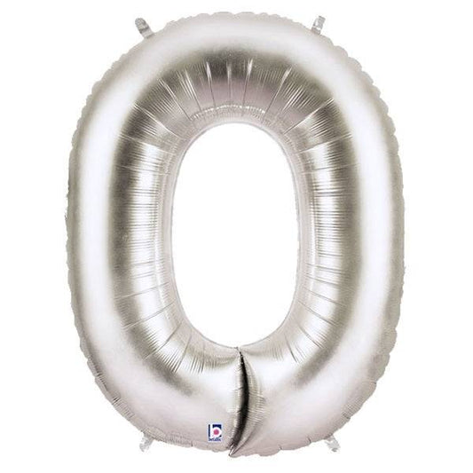 34" Megaloon Letter O - Silver