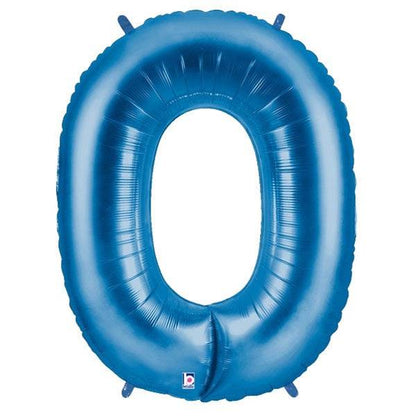 34" Megaloon Number 0 - Blue