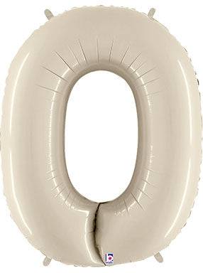 34" Megaloon Number 0 - White Sand