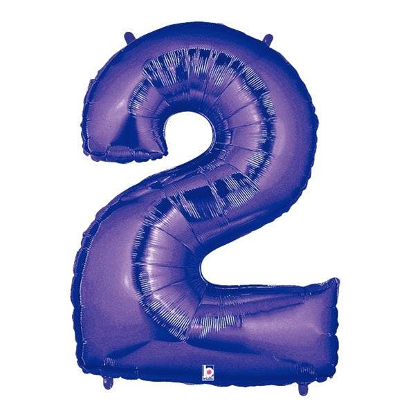 34" Megaloon Number 2 - Purple