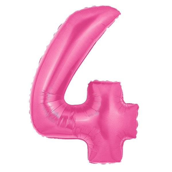 34" Megaloon Number 4 - Pink