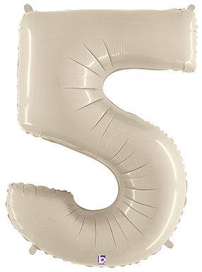 34" Megaloon Number 5 - White Sand