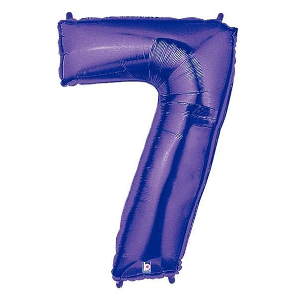 34" Megaloon Number 7 - Purple