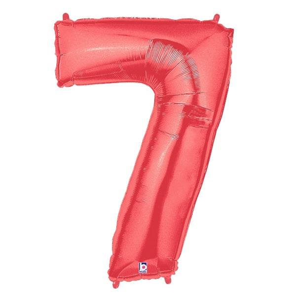 34" Megaloon Number 7 - Red