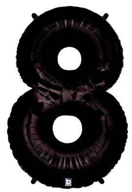 34" Megaloon Number 8 - Black