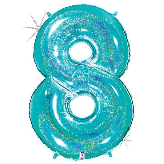 34" Megaloon Number 8 - Robin's Egg Blue