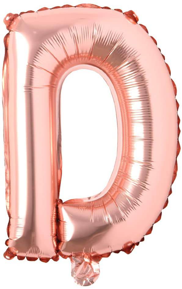 16" Balloon Letters - Rose Gold - Party America