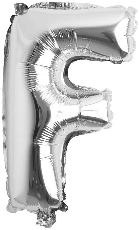 16" Balloon Letters - Silver - Party America