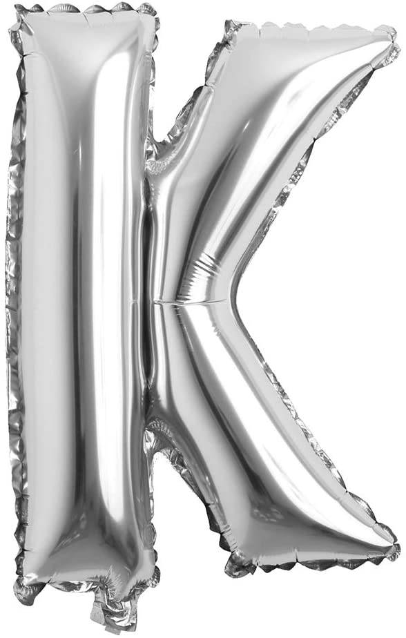 16" Balloon Letters - Silver - Party America