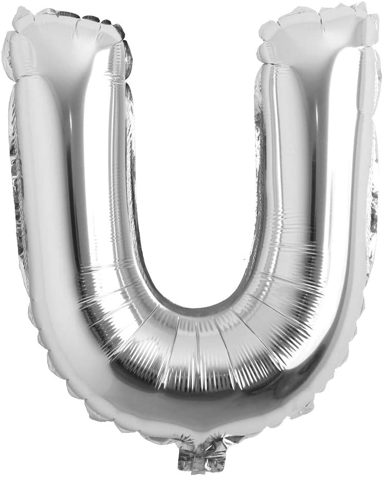 16" Balloon Letters - Silver - Party America