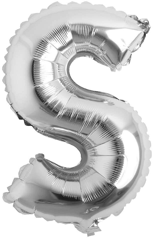 16" Balloon Letters - Silver - Party America