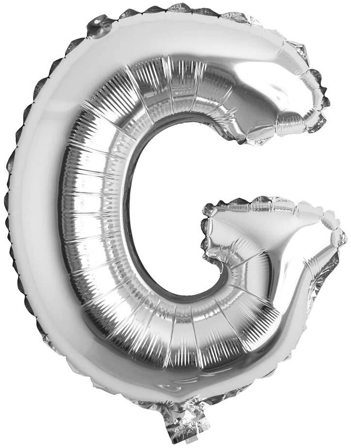 16" Balloon Letters - Silver - Party America