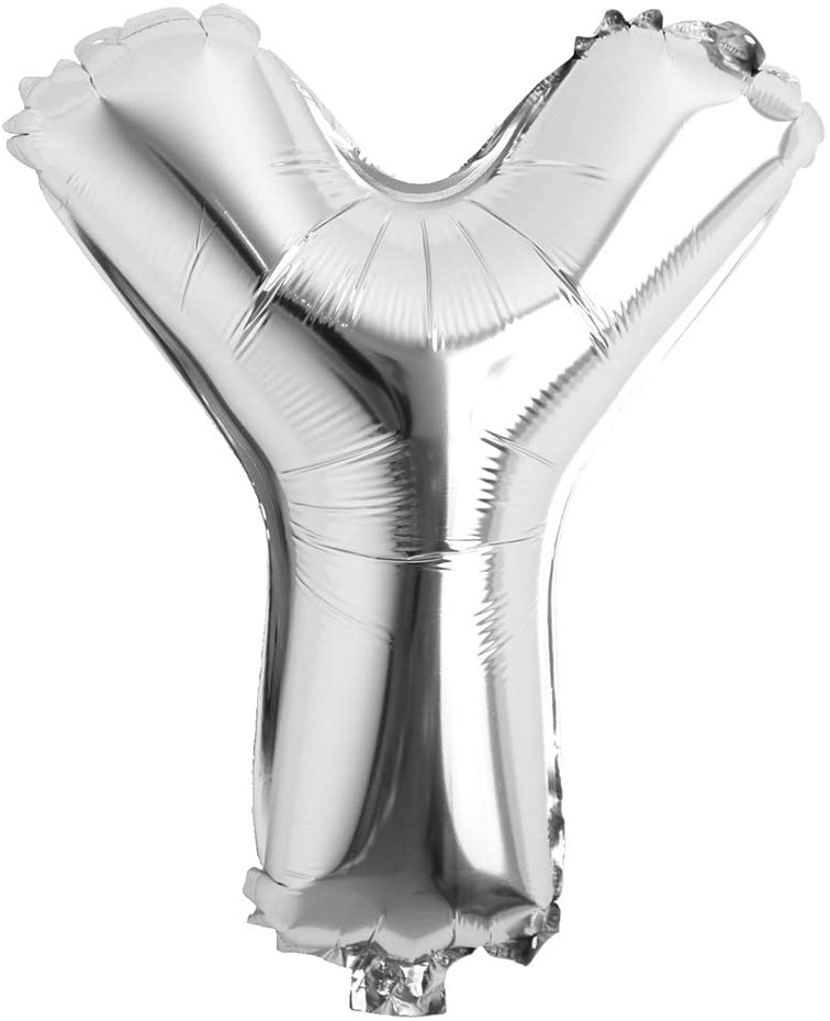 16" Balloon Letters - Silver - Party America