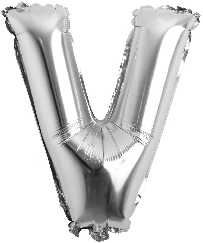 16" Balloon Letters - Silver - Party America