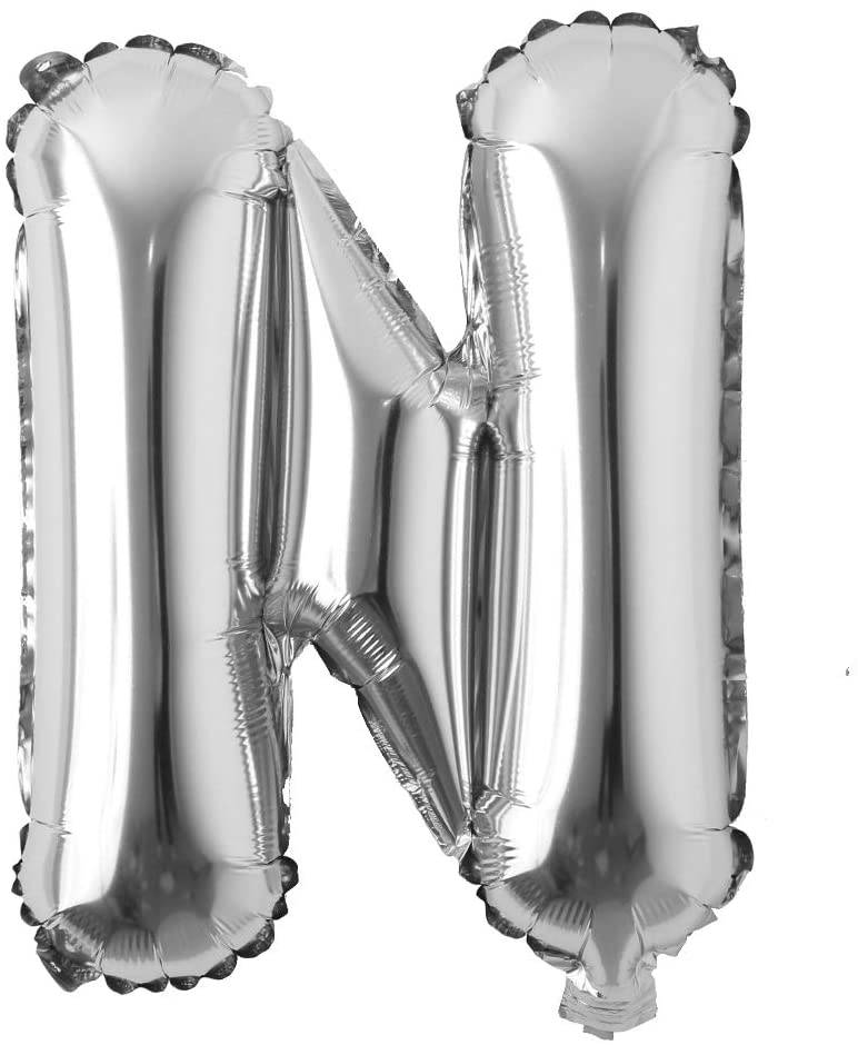 16" Balloon Letters - Silver - Party America
