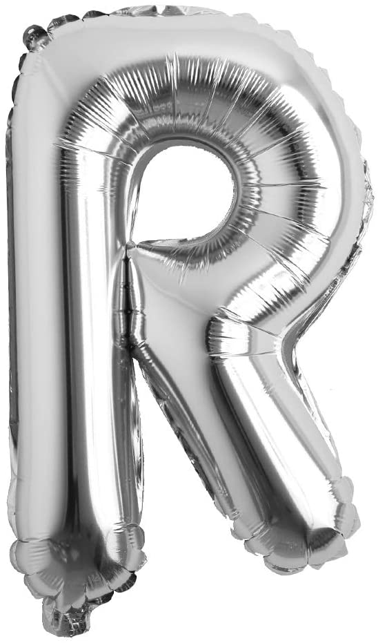 16" Balloon Letters - Silver - Party America