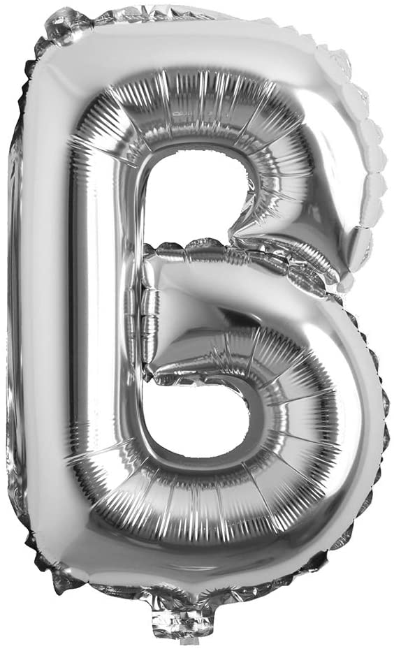 16" Balloon Letters - Silver - Party America