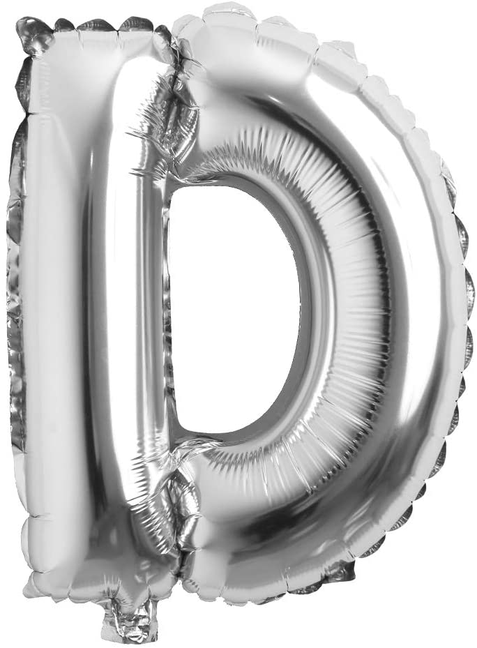 16" Balloon Letters - Silver - Party America