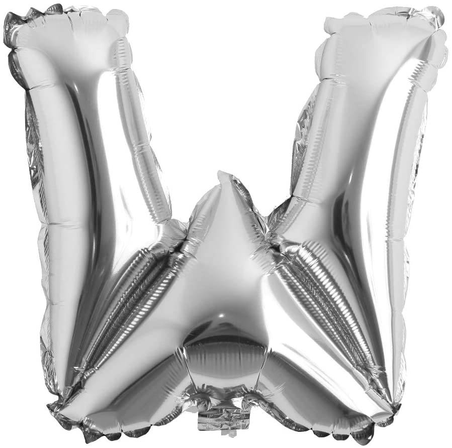 16" Balloon Letters - Silver - Party America