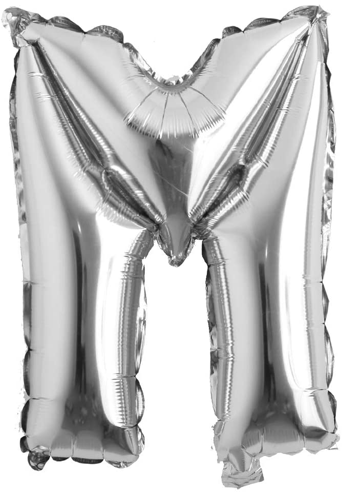 16" Balloon Letters - Silver - Party America