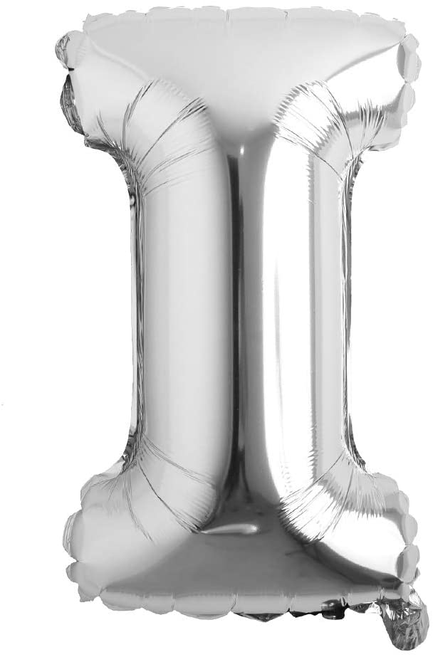 16" Balloon Letters - Silver - Party America