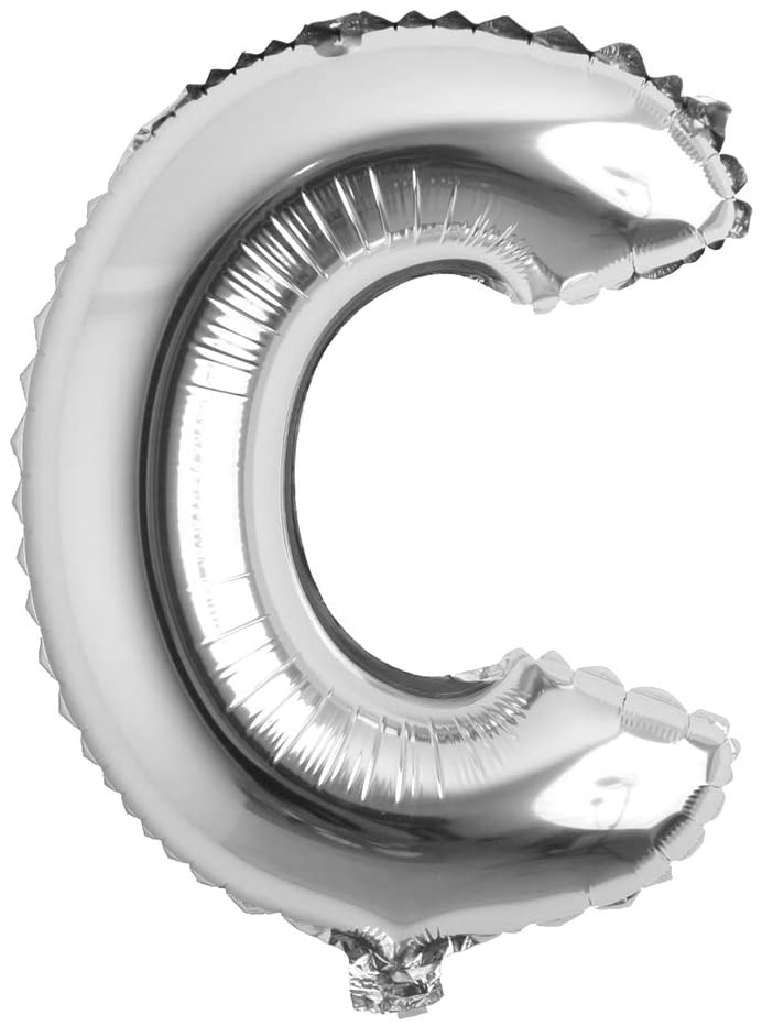 16" Balloon Letters - Silver - Party America