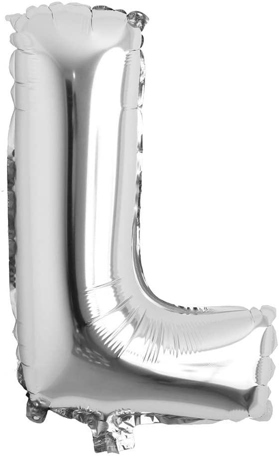 16" Balloon Letters - Silver - Party America