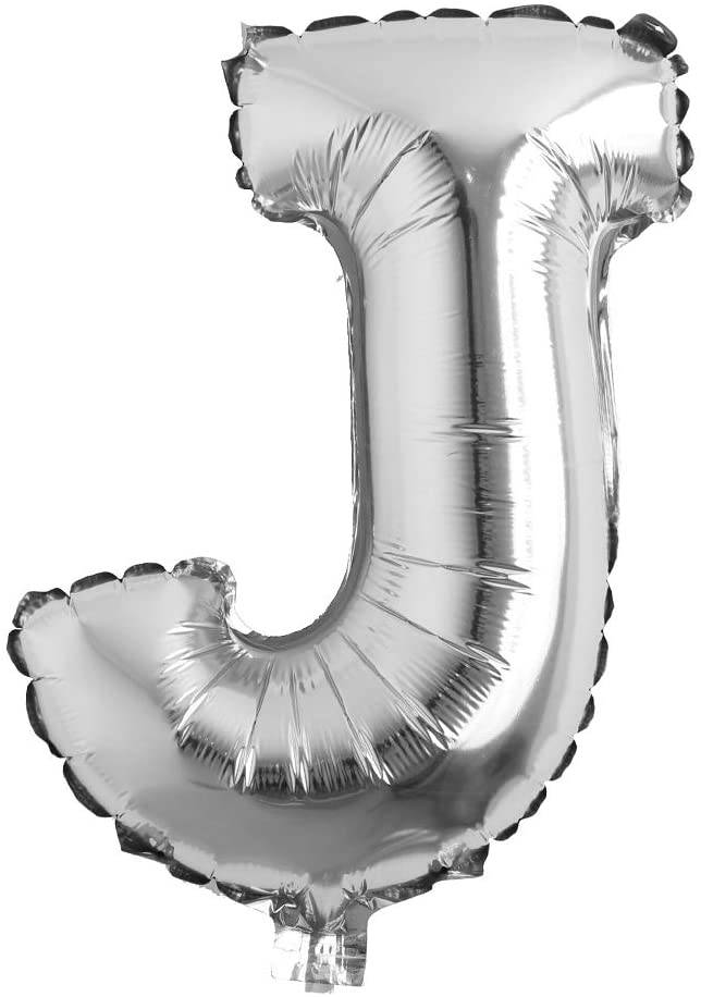 16" Balloon Letters - Silver - Party America