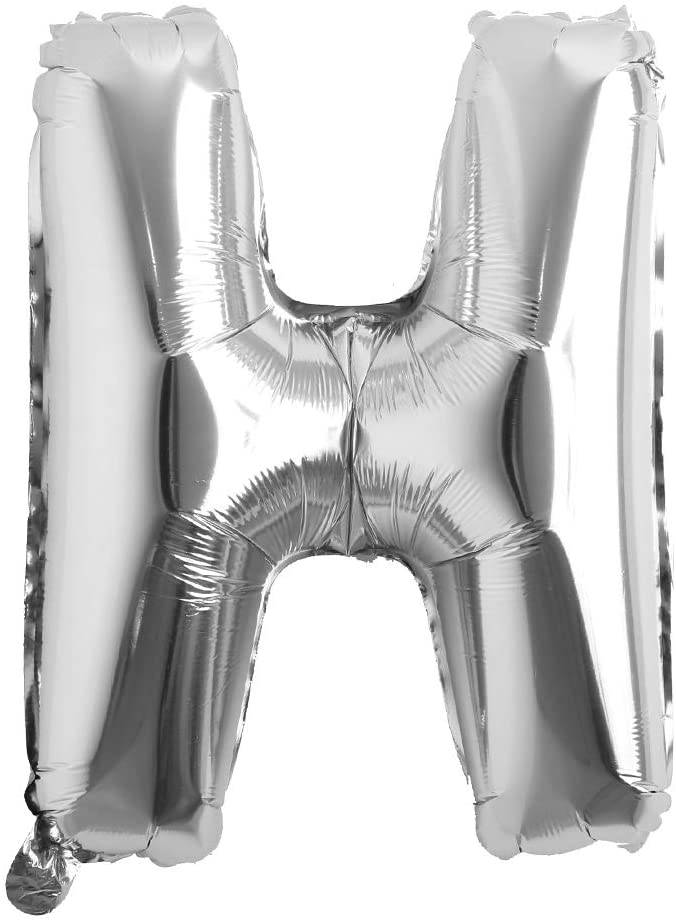 16" Balloon Letters - Silver - Party America