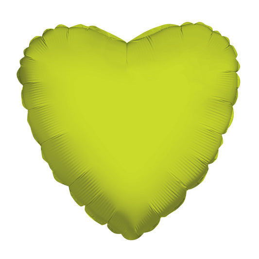 ConverUSA 4" Lime Green Heart Balloon 10ct
