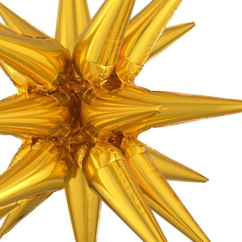 35" GOLD Magic Star - Foil Balloon - Air Fill ONLY