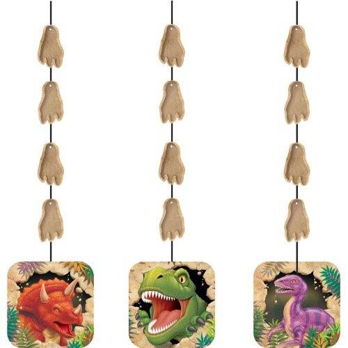 36" Dino Blast Hanging Cutouts (3 Count)