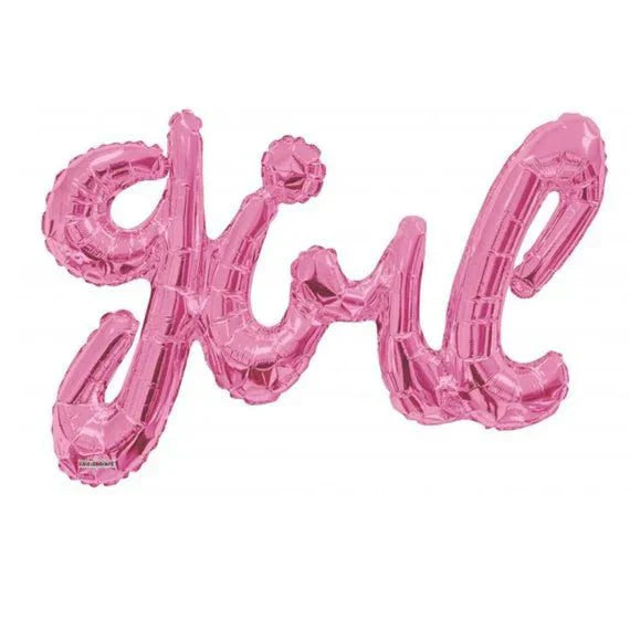 36" Girl Script Banner - Conver USA
