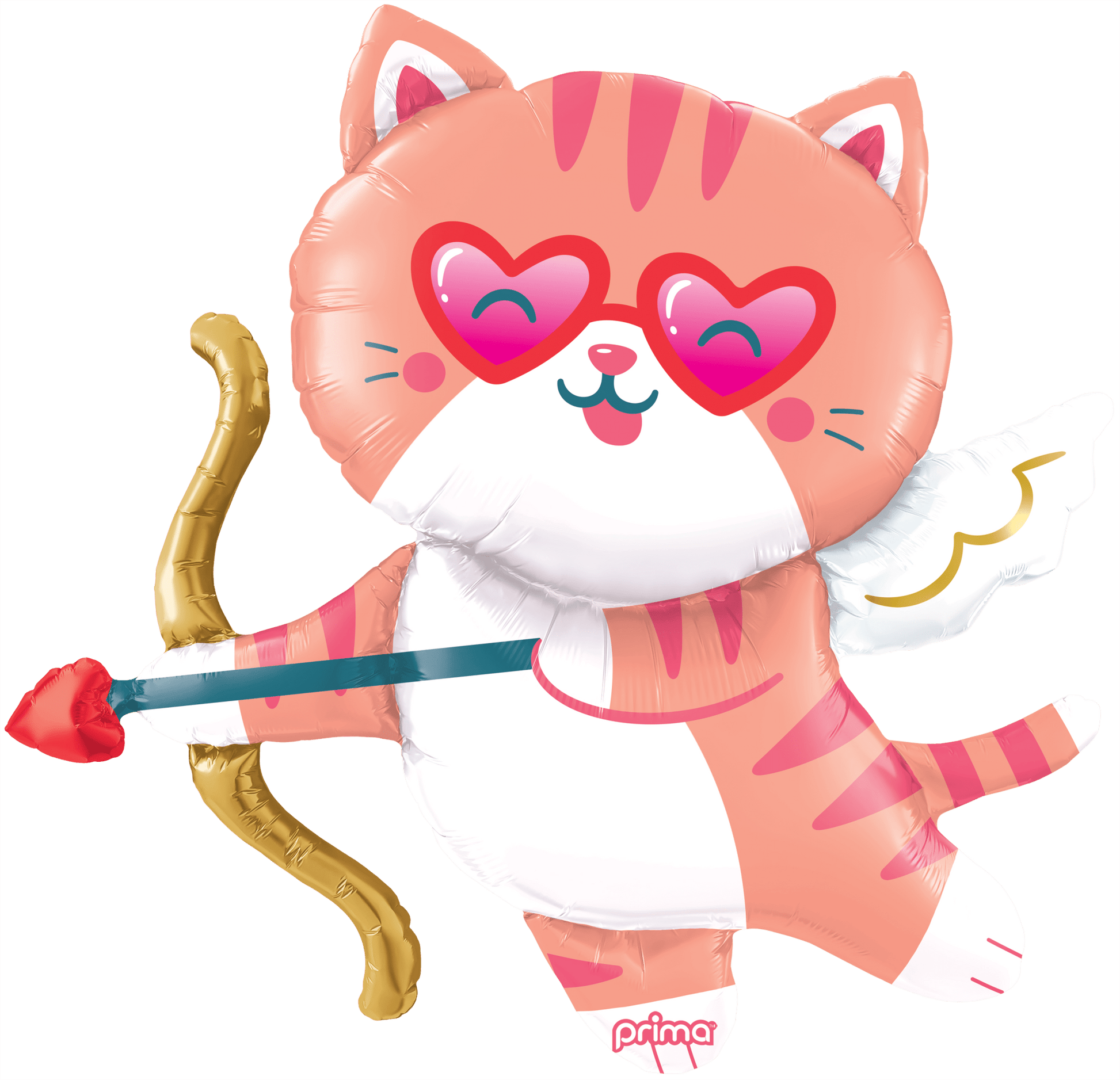 38" Cute Cat Cupid Shape