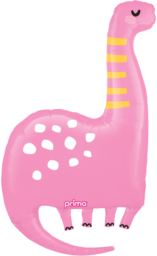 38" Sweet Pink Brachiosaurus Dinosaur