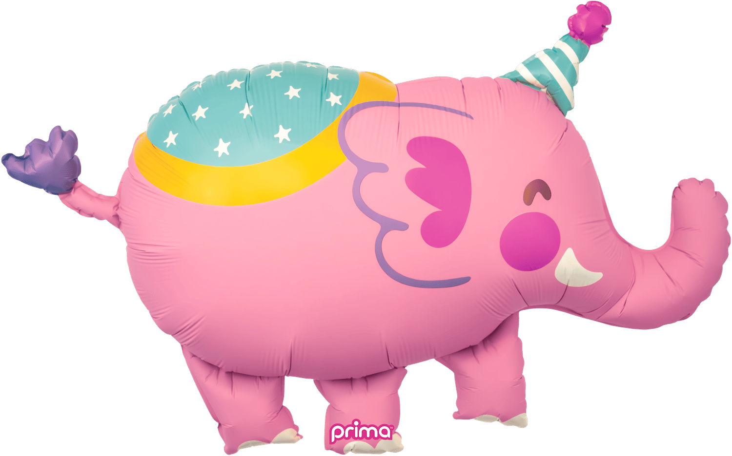39" Circus Shape - Pink Elephant