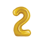 Prima 34" Gold Foil Balloon Number