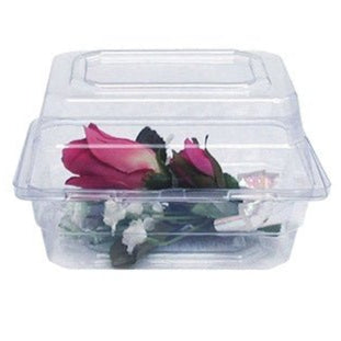 4½ x 3¾ x 3 Clear Boutonniere Box (case of 200)