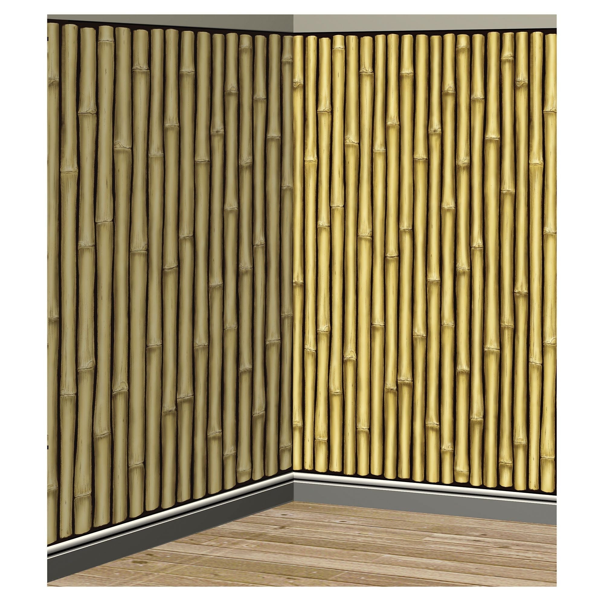 4 x 40ft Bamboo Scene Setters¨ Room Roll 1ct - Amscan – Winner Party