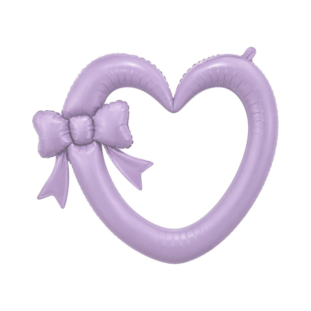 40" Heart Frame with Bow