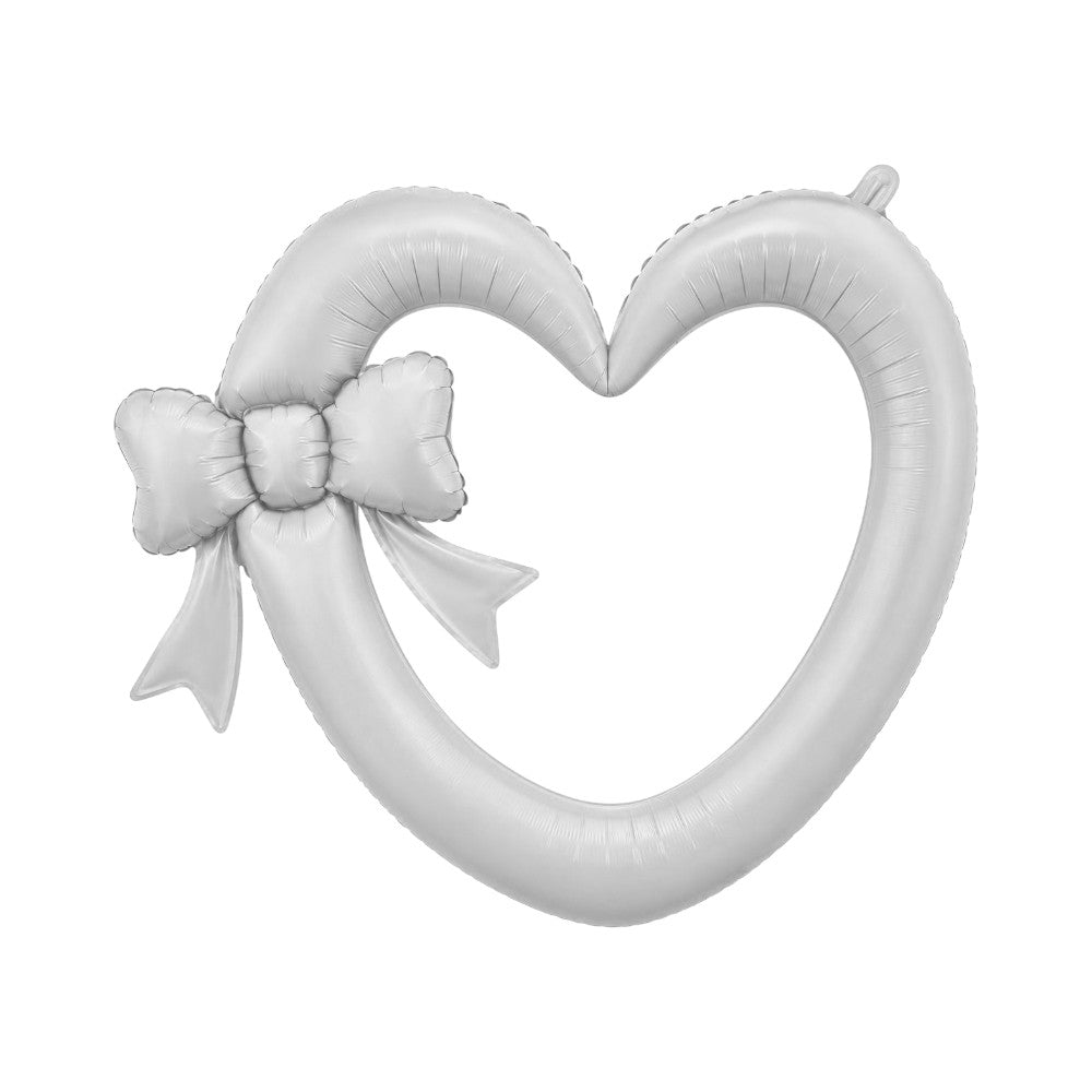 40" Heart Frame with Bow