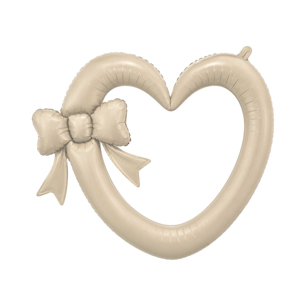 40" Heart Frame with Bow