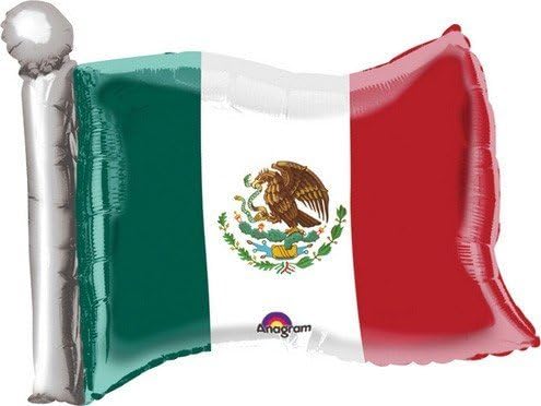 22" Mexican Flag - Anagram